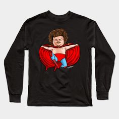 Jack Black as Nacho Libre -- Choose from our vast selection of Long Sleeve T-Shirts to match with your favorite design to make the perfect custom graphic Long Sleeve T-shirt. Pick your favorite: Classic or Premium. Customize your color! For men and women. Nacho Libre Meme, Nacho Libre, Jack Black, Nachos, Long Sleeve Tshirt Men, Long Sleeve Tshirt, Mens Tshirts, Mens Tops, Sweatshirts