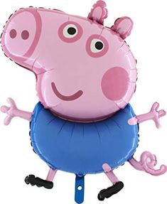 a balloon shaped like a peppo pig