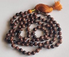 Mahogany Jasper Gemstone Prayer Beads, 108 Mala Beads, 6.5mm Yoga Beads, Meditation Beads, Rosary Be Hand-strung Brown Mala For Healing, Spiritual Polished Brown Beads, Spiritual Brown Polished Beads, Adjustable Brown Gemstone Beads Mala, Adjustable Brown Mala With Gemstone Beads, Adjustable Brown Gemstone Mala, Handmade Brown Mala With Round Beads, Brown Mala With Round Beads For Healing, Brown Beaded Necklace With 8mm Round Beads