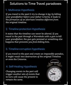 an info sheet describing how to use the time machine