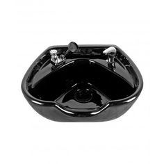 Salon Shampoo Bowls & Sinks: Pedestal & Porcelain Bowls Shampoo Bowls Salon, Salon Equipment Furniture, Barber Equipment, Black Shampoo, Salon Shampoo, Silver Shampoo, Shampoo Chair, Shampoo Bowl, Porcelain Black