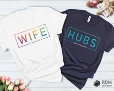 Husband And Wife Shirts, Dolly Shirt, Grandpa Tshirts, Wife Shirts, Groom Shirts, Love Your Wife, Mrs Shirt, Honeymoon Shirts, Grandpa Shirt