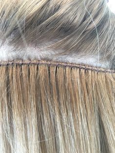 Top Knot Extensions// Hair Extensions// Hairstylist // Clip-In Extensions // Hand-Tied Wefts // Tape-Ins // Halo Extensions // Best Hair Extensions #hairextensions #besthairextensions #extensions #hairstylist How To Sew Clips Into Hair Extensions, Blonde Tape In Extensions, Micro Loop Hair Extensions, Glue In Hair Extensions, Best Blonde Clip In Hair Extensions, Blonde Hair Extensions Tape In, Best Hair Extensions