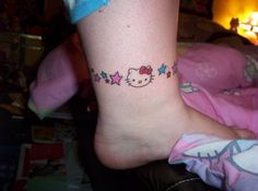 like this idea too Hello Kitty Tattoo, Kitty Tattoos, Tattoo Placement Ideas, Kitty Tattoo, Hello Kitty Design, Tattoos Arm, Hidden Tattoos, Hello Kitty Tattoos