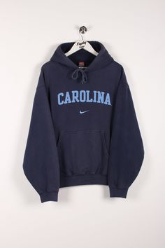 90 s Nike Carolina Hoodie Navy Easy 30 day return policy Nike Comfy Outfits, Retro Nike Hoodie, Cute Custom Nike Hoodies, Cute College Hoodies, Cute Hoodies And Sweatshirts, Wishlist Ideas Under $10, Hoodie Outfit College, Trending Hoodies 2024, Nathan Scott Outfits