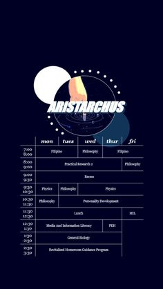 the poster for marstarch's shows an image of planets and their satellites