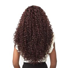 Sensationnel Lulutress Crochet Braid - Beach Curl 18" Good For Crochet Braid Soft Texture and Natural Luster Long-Lasting Natural Curl Easy Styling and Maintenance Affordable Price Color Shown: 99J Beach Curls, Textured Curly Hair, Hair Patterns, Types Of Braids, Remy Hair Weave, Crochet Braid, Human Braiding Hair, Crochet Hair, Twist Braids