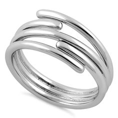 Sterling Silver Abstract Crooked Ring Modern Silver Stackable Bands, Stainless Steel Silver Stackable Rings, Modern Stackable Silver Bands, Modern Silver Open Ring Bands, Modern Silver Open Band, Silver Rings For Men, Puzzle Ring, Silver Rings For Women, Silver Gold Jewelry