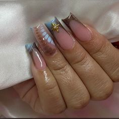 Nail Ideas Square Medium, Square Nails Glitter, Classy Acrylic Nails, Short Square Acrylic Nails, Almond Acrylic Nails