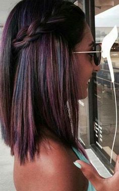 Slick Hair, Rambut Brunette, Pinterest Hair, Penteado Cabelo Curto, Hair Color And Cut, Cool Hair Color, Hair Today, Hair Hairstyles, Ombre Hair