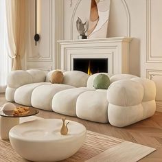 The Jean-Pierre Sofa, with a cream velvet design and versatile sizes, adds warmth and elegance to any room. Modern French Sofa, Curved Sofa Living Room, Contemporary Sofa Design, Work Furniture, Modern Velvet Sofa, Trendy Sofas, Couches Living, Architecture Blueprints, Shabby Chic Sofa