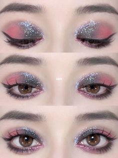 Ulzzang Makeup Tutorial, Pretty Eye Makeup, Ulzzang Makeup, Eye Makeup Pictures, Pinterest Makeup, Makijaż Smokey Eye