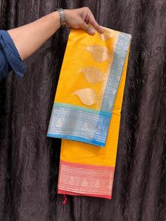 "Get ready to shine at your next event! 🌟 WhatsApp us at 918200154736 or 919726286889 to place your order. Enjoy: ✨ Free shipping across India ✨ Cash on delivery option Fabric 😍===  PREMIUM BANARASI SOFT RAINBOW TISSUE SILK SAREE  COLLECTION. All Over Woven Design Border 👉🏻-----   Woven Border     Pallu and blouse 👉🏻😍 ---  Rich pallu and Contrast Blouse  ....   Quality----- Excellent Quality Guaranteed 🥰🥰  #HandpaintedOrganzaSaree, #OrganzaSareesOnline, #BuyOrganzaSaree, #OrganzaSareeCollection, #LatestOrganzaSareeDesigns, #PartyWearSaree #SareeLove #WeddingSaree #WeddingFashion #IndianWedding #SareeCollection Tissue Silk Saree, Woven Design