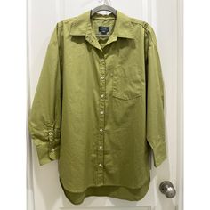 Maeve By Anthropologie Oversized Sage Green Button Down Shirt Sz S Condition: Never Worn, New Without Tags Measurements Armpit To Armpit 23" Shoulder To Hem 30" Green Button, Sage Green, Button Downs, Anthropologie, Button Down Shirt, Womens Tops, Green, Women Shopping, Color