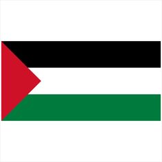 the flag of the country of jordan is shown in red, white and green colors