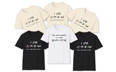 The One Where I'm the Bride, and I Do Crew shirts, perfect for an Friends themed Bachelorette party! 🔴 Made from very soft materials 🔵 Classic unisex t-shirt with crew neckline 🟡 Tear-away label 🔴 Made using ethically grown and harvested US cotton 🔵 Cotton, polyester blend 🟡 Collar is made with ribbed knitting to prevent curling 🔴 Machine wash warm, tumble dry low, do not iron or bleach Message me with any questions. Friends Themed Bachelorette Party, I Do Crew Shirts, Bride Squad Shirts, Bachelorette T Shirts, Friends Bachelorette, Bride Squad Shirt, Themed Bachelorette, I Do Crew, Bachelorette Tshirts