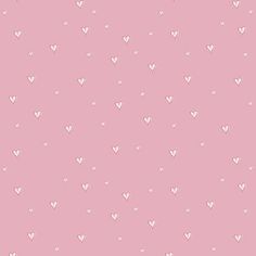 pink and white hearts wallpaper in the shape of small hearts on a light pink background