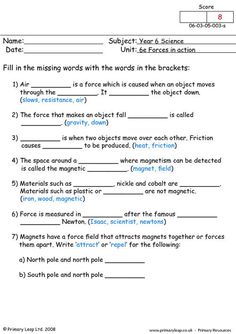 the worksheet for an english language class