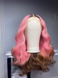 Baddie Wigs, Lace Front Wigs Straight, Wig Maker, 13x6 Lace Frontal Wig, Natural Curly Wig, Hair Frontal, Straight Human Hair Wigs, Wigs Straight, Blonde With Pink