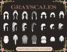 an old - fashioned video game poster for grayscales