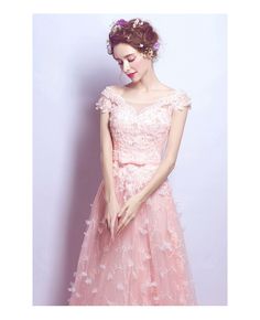 Blush A-line Scoop Neck Floor-length Tulle Wedding Dress With Appliques Lace Pink Lace Ball Gown For Wedding, Pink Lace Wedding Ball Gown, Pink Tulle Wedding Dress For Prom Season, Pink Lace Wedding Dress For Prom Season, Pink Lace Bodice Ball Gown For Wedding, Pink Lace Ball Gown With Tulle Skirt, Pink Lace Wedding Dress For Debutante Ball, Pink Wedding Dress With Lace Bodice, Pink Lace Wedding Dress With Lace Bodice