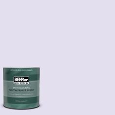 a can of behr paint on a white background