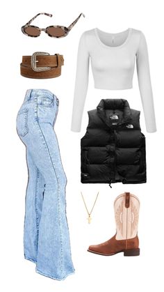 Vegas Classy Outfits Night, Ariat Cruisers Outfit Women, Cute Rodeo Outfits For Women Winter, Western Gym Outfit, Vaquera Fall Outfit, Cowgirl Outfits With Jeans, Country Outfits Ideas, Concert Outfit Ideas Pop, Western Fall Outfits Women