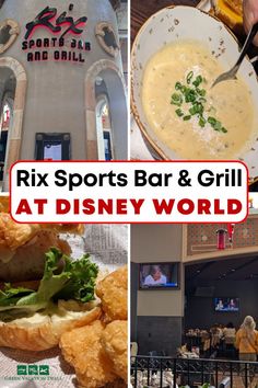 Rix Sports Bar & Grill at Disney World Mahi Mahi Soup, Sandwich On Sourdough, Bread Croissant, Coronado Springs Resort, Turkey Club, Coronado Springs, Disney World Food, Food Review, Bar And Grill