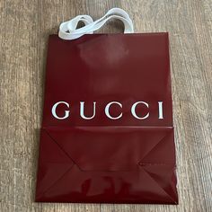 Gucci Gift Bag. Brand New From Italy Gucci Brown Bag Perfect For Gift, Brown Gucci Bag As Gift, Gucci Gift, Purple Canvas, Gucci Gifts, Uniqlo Bags, Vintage Chanel Handbags, Medicine Bag, Gucci Bamboo