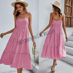 New Boho Pink And White Gingham Checked Tiered Tie Strap Midi/Maxi Dress. Poly Spandex Material Boho Western Hippie Coastal Farmhouse French Vintage Victorian Anthropologie Beach Madwell Lace Christmas Whbm Yellowstone Holiday Shabby Chic Rustic Friends And Lovers Preppy Tropical Gypsy Spell Anthropologie Revolve Coachella Festival Love And Lemons Free People Faux Fur Urban Closet Details Please Read No Offers Shipping 1-4 Days No Exchanges Per Posh Bx98m Revolve Coachella, Urban Closet, Preppy Tropical, Girls Boutique Dresses, Tie Strap Dress, Boho Pink, Coachella Festival, Southern Girl, Coastal Farmhouse