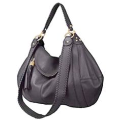 New/Never Used Onna Ehrlich Gray Leather Rachel Hobo Handbag Retail Of $650 Whipstitching And Tassel Details Decorate A Slouchy Leather Hobo Bag. Single Top Handle, Also Fit On The Shoulder Detachable Shoulder Strap - Zip Top Closure With Tassel - Exterior Features Stitch Detail On Handle And Strap - Interior Zip Wall Pocket And 2 Media Pockets - Approx. 11.25" H X 22.5" W X 7.25" D - Approx. 6" Handle Drop, 22" Strap Drop Gold Toned Hardware, Leather Exterior, Cotton Canvas Interior. Elegant Crossbody Hobo Bag For Errands, Elegant Hobo Bag With Detachable Handle For Errands, Elegant Shoulder Bag With Leather Handles For Errands, Elegant Hobo Bag With Removable Pouch For Errands, Hobo Handbag, Gray Leather, Leather Hobo Bag, Wall Pockets, Hobo Handbags