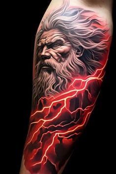 Zeus Tattoo Design Greek God Ship Tattoo Sleeves, God Tattoos, Omerta Tattoo