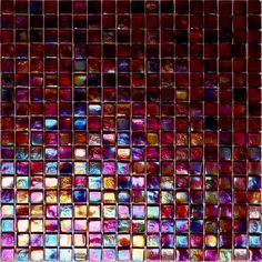 an image of colorful glass tiles on the wall