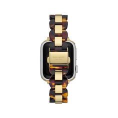 Give your watch a classic update with this strap from Kate Spade New York. Gold-tone and tortoiseshell-print acetate Compatible with series 1-9 SE Apple Watch® models; fits 38mm, 40mm, 41mm, 42mm, 44mm, 45mm and 49mm styles Push-button clasp Watch sold separately Apple Watch® is a trademark of Apple, Inc. Apple Watch Models, Apple Inc, Apple Watch Strap, Push Button, Tortoise Shell, Watch Strap, Kate Spade New York, Apple Watch, Kate Spade