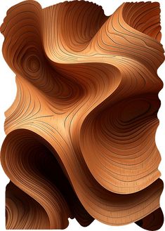 an abstract wood design with wavy lines