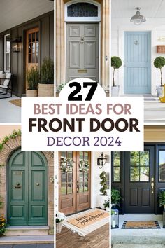 front doors with the words best ideas for front door decor