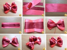 step by step instructions on how to make a bow