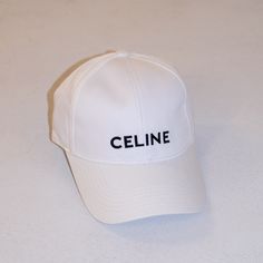 Designer Inspired Celine logo baseball cap Adjustable for the perfect fit!