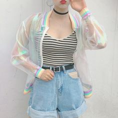 .Sponsorship Review & Affiliate Program opening!  Sponsorship Review & Affiliate Program opening!  Material:polyester  Color:rainbow+color  Size:free+size Length:62cm/24.18". Bust:116cm/45.24", Shoulder+breadth:52cm/20.28", Sleeve+length:50cm/19.5",  Tips: *Please+double+check+above+size+and+consider+your+measurements+before+ordering,thank+you+  ^_^  Visiting+Store: Http://cute... Converse Outfits, Ulzzang Korea, Look Grunge, 일본 패션, Tumblr Outfits, Indie Outfits, Harajuku Fashion, Kawaii Fashion, Michael Jordan