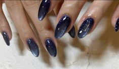 Pretty Gel Nails, Cat Eye Nails, Dream Nails, Fire Nails, July 15, Funky Nails, Nail Polishes, Cute Acrylic Nails, Blue Nails