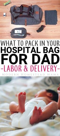 what to pack in your hospital bag for dad labor and delivery