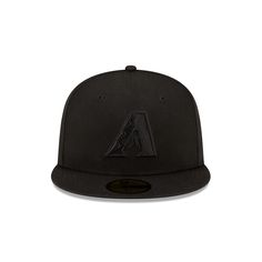 The Arizona Diamondbacks Basic Black on Black 59FIFTY Fitted Cap features an embroidered Diamondbacks logo at the front panels with a matching MLB Batterman logo at the rear. Diamondbacks Logo, All Nfl Teams, Arizona Diamondbacks, Dallas Stars, Black On Black, Houston Texans, Arizona Cardinals, Oakland Athletics, Alabama Crimson