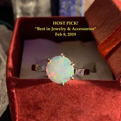 Handmade Sterling & Opal Ring. Frequency-Infused To Attract Love, Health And Abundance. Opal Is From Madagascar. Handmade By My Brand, Alchemy63. Size 6 . Host Pick Best In Jewelry & Accessories! 2/8/2019 One-of-a-kind Opal Jewelry For Anniversary, Silver Opal Ring With Accent Stones For Gift, Elegant Unique Opal Ring Gift, Opal Jewelry With Accent Stones As A Gift, Opal Jewelry With Accent Stones For Gift, Elegant Nickel-free Opal Ring For Gift, One Of A Kind Opal Ring For Anniversary, Attract Love, Opal Ring