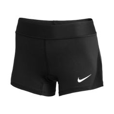 black Natural Symmetry, Nike Stock, Volleyball Stuff, Women's Volleyball, Volleyball Shorts, Flat Seam, Women Volleyball, Spandex Shorts, Low Waisted