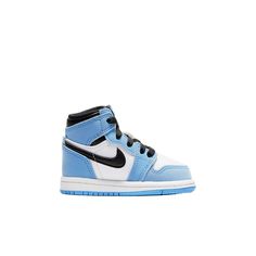 Best gifts for newborns/babies! The Air Jordan 1 Retro High OG TD ‘University Blue’ is the perfect shoe for any diehard fan of Michael Jordan or the Carolina Tar Heels. The leather upper is colored in white and blue, with navy detailing on the Swoosh and collar. You’ll love the soft foam sole unit that provides lightweight cushioning with every step. Unc University, Jordan Model, Air Jordan 5 Retro, Air Jordan 1 Retro High Og, Air Jordan 1 Retro High, Air Jordan 6, Air Jordan 5, Air Jordan 4 Retro, Tar Heels