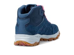 The North Face® Truckee Mid: Rugged comfort for your next trail adventure. only 13oz delivering protection, stability and breathability so you can confidently take on any terrain with leather/textile uppers, DryVent waterproof membrane and grippy synthetic outsole providing all-day comfort no matter the conditions. Sporty Cushioned Walking Shoes For Outdoor Work, Sporty Walking Shoes For Outdoor With Cushioned Footbed, The North Face Waterproof Trail Running Sneakers, The North Face Gore-tex Sneakers For Sports, The North Face Non-slip Sneakers For Sports, The North Face Sneakers For Outdoor Activities, Rugged Waterproof Sports Boots With Cushioned Footbed, The North Face Trail Running Shoes For Hiking, The North Face Lace-up Walking Shoes With Vibram Sole