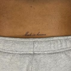 Tattoo Inspo for Women #tattoo#tattoosforwomen#tattooinspiration#tattooideasfemale#tattooidea#tattooinspoforwomen#tattooinspo Latin Verse Tattoo, Small Drawing Tattoo, Sweet Nothings Tattoo, Subtle Tattoos For Women Inspiration, Tattoo Ideas Female Delicate, Classy Lower Back Tattoos, Ribcage Tattoo Placement, Cursive Words Tattoos, Black Women Small Tattoos