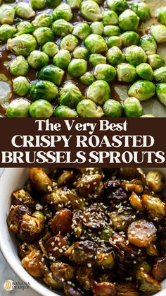 the very best crispy roasted brussel sprouts