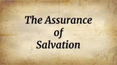 the assurance of salvation written on an old paper