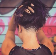 Simple Undercut, Side Quiff, Women Undercut, Wavy Bob Hairstyles, Hair Women